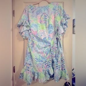 Lilly Pulitzer Tie Waist Dress-Size 16